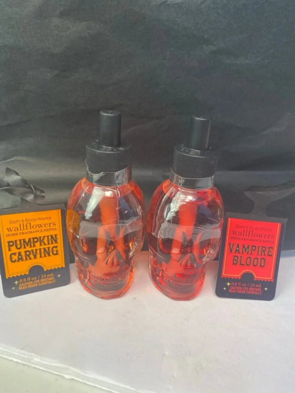 “Vampire Blood” & “Pumpkin Carving” BBW New Halloween Wallflower Refills 2